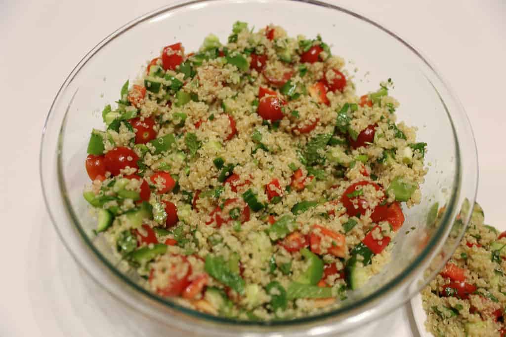 Tabbouleh kvinoasta