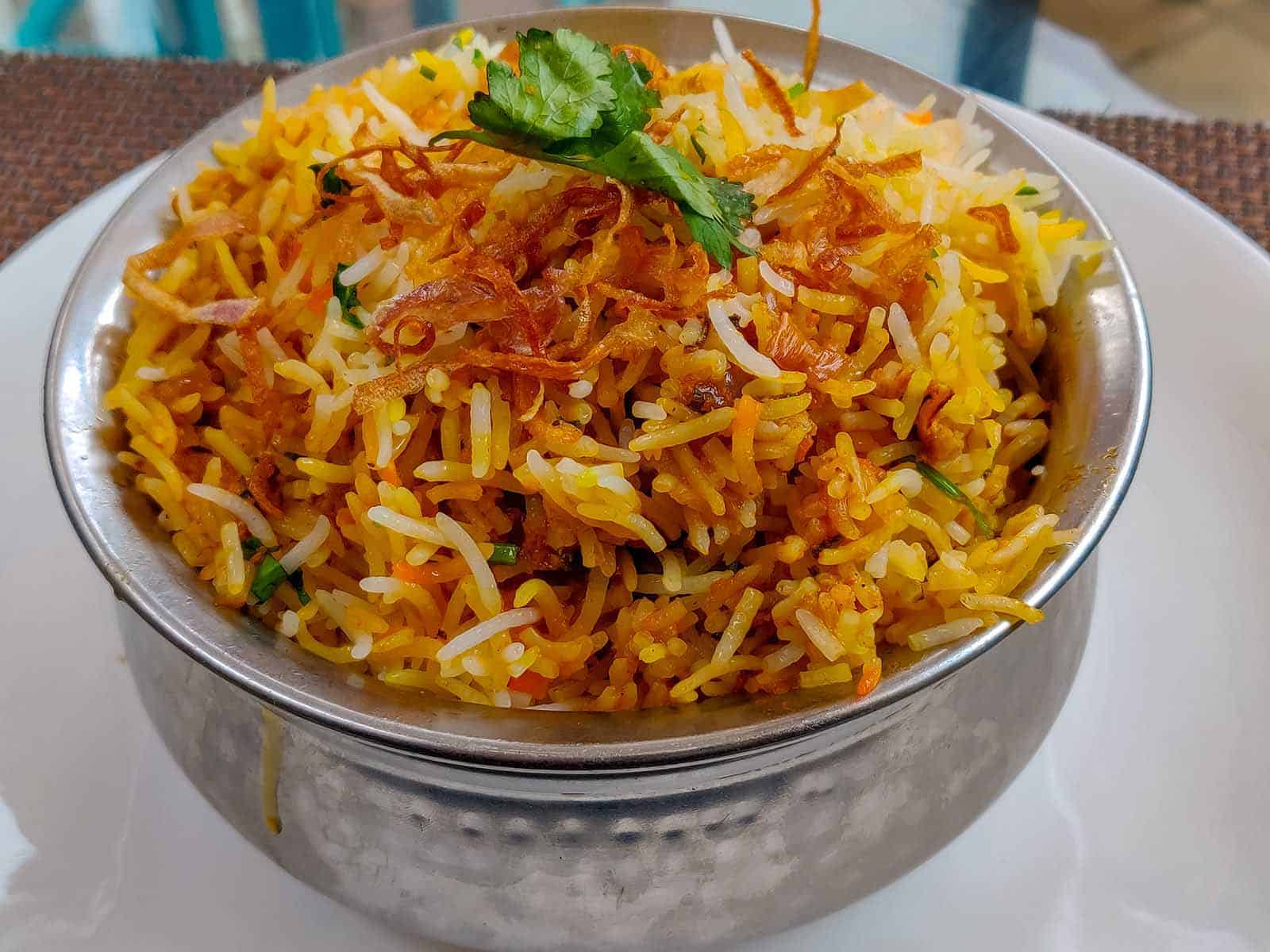 Dum Biryani.