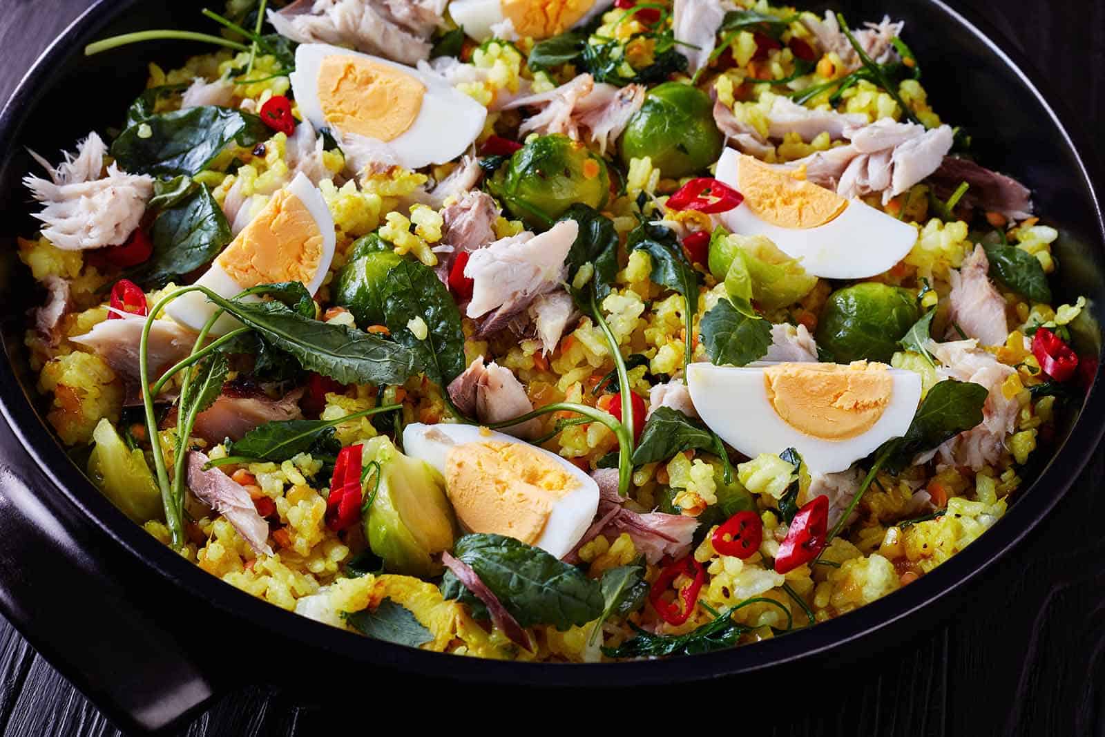Kedgeree. Kalaruokaa skottilaiseen koti-ikävään.