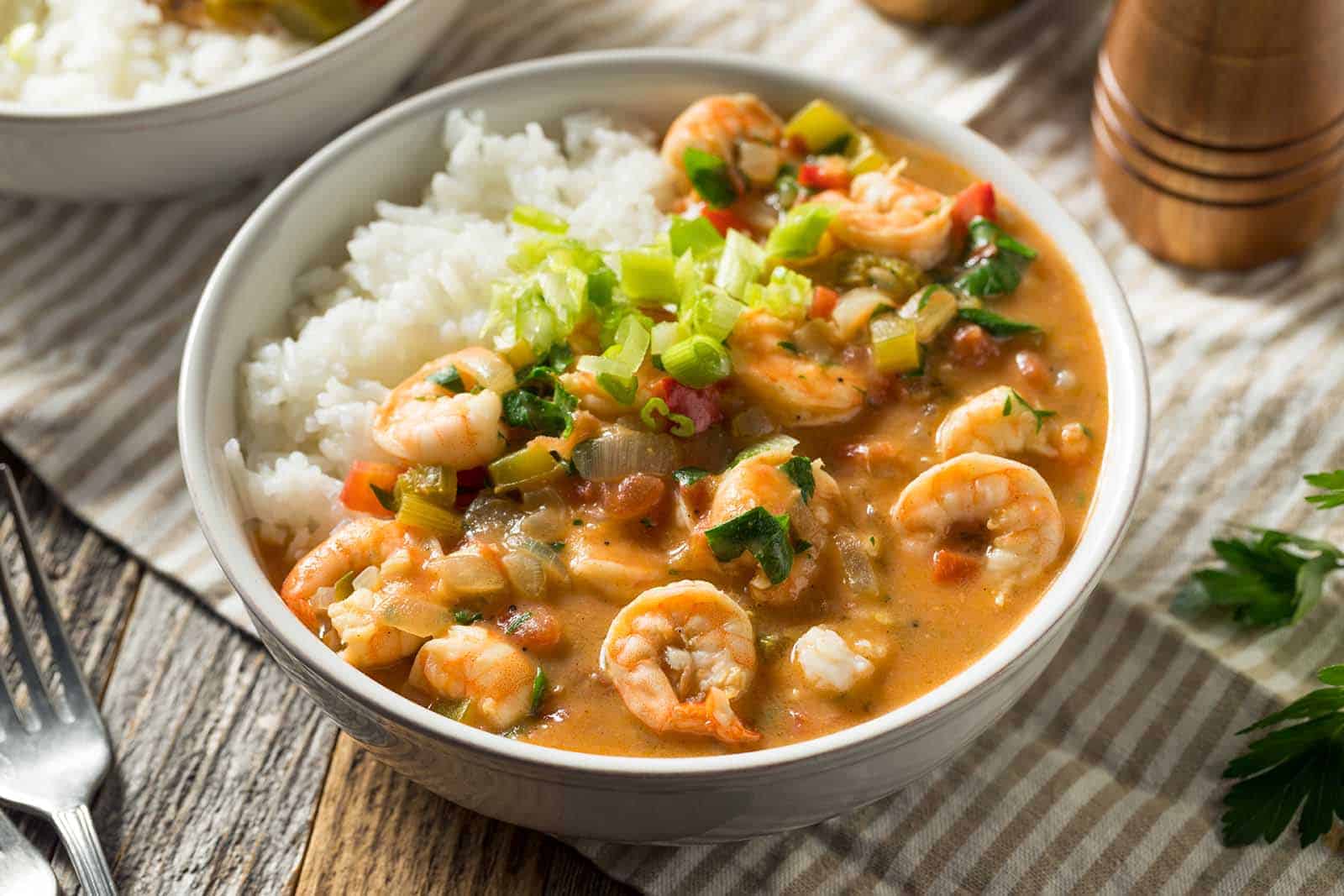 Shrimp Étouffée eli tukehdutettua rapua